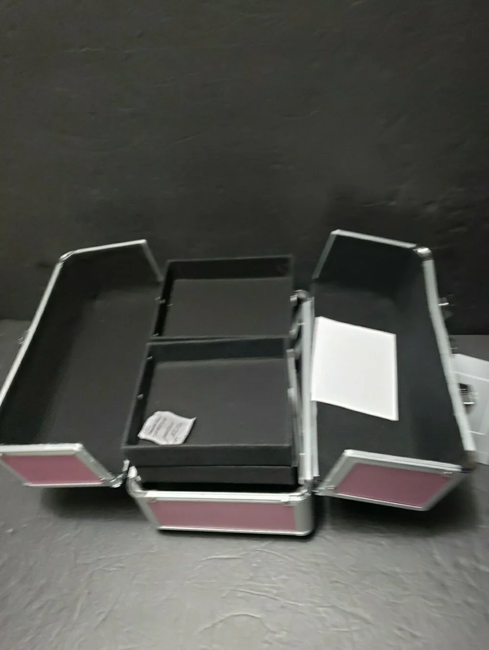 NEW W/DEFECTS! ULTA BEAUTY *Love* Make Up Travel Box (EMPTY)